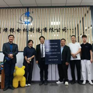 คณะผู้บริหาร บริษัทกุลธร จำกัด ได้เยี่ยมชมโรงงานผู้ผลิตมอเตอร์ที่เมืองหางโจว ประเทศจีน